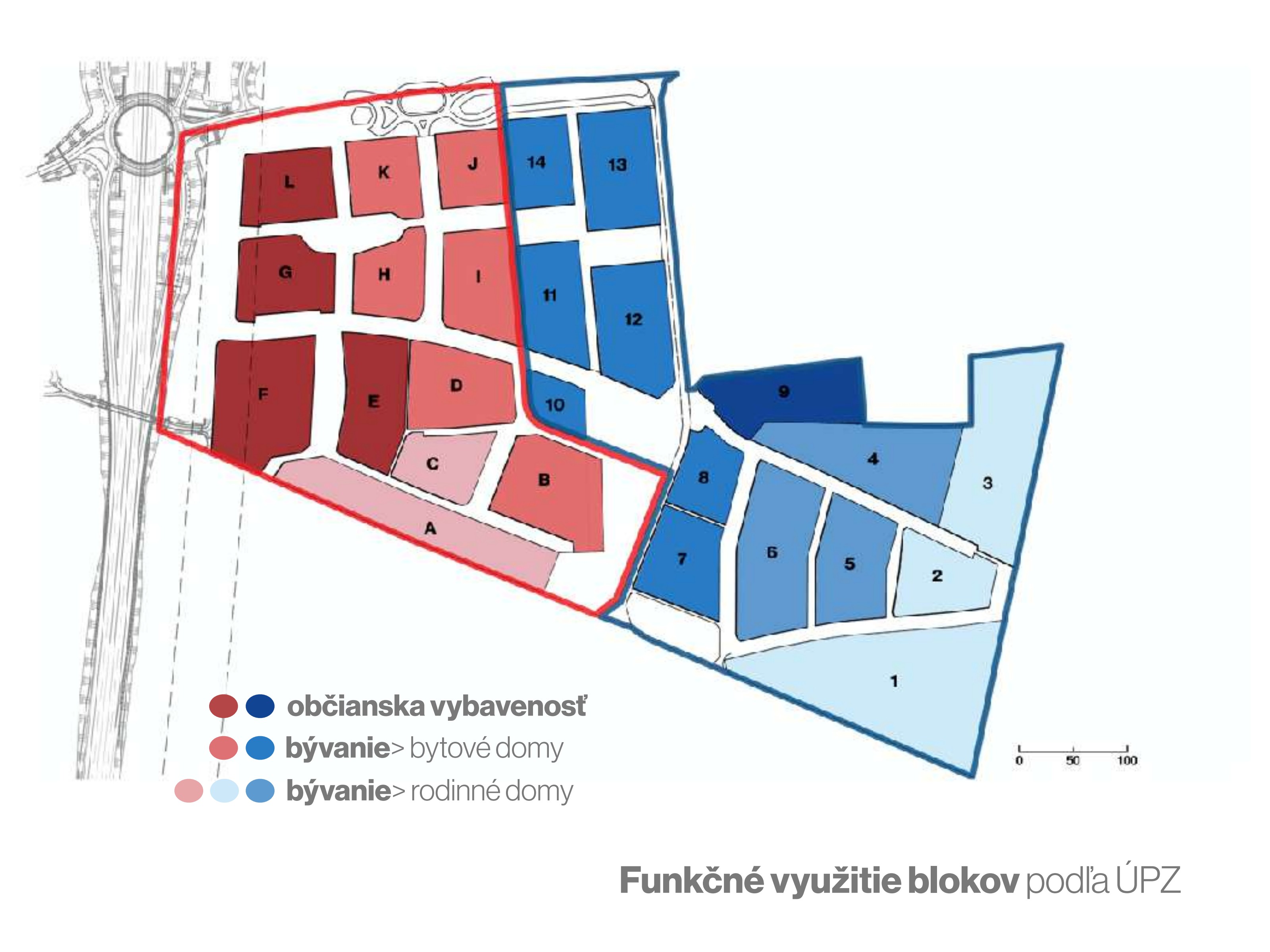 Funkčné využitie plôch v území
